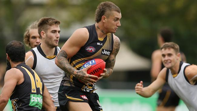 Dustin Martin failed to impress in the final NAB Challenge game. Picture: Wayne Ludbey