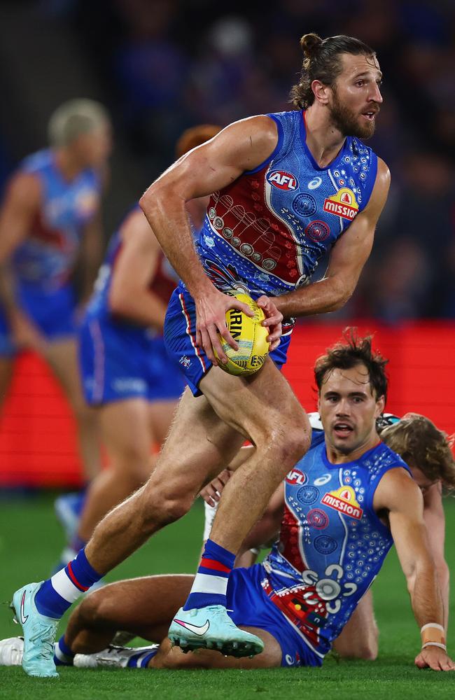 The signature of Marcus Bontempelli could come soon after Luke Beveridge’s deal is announced. Picture: Getty Images