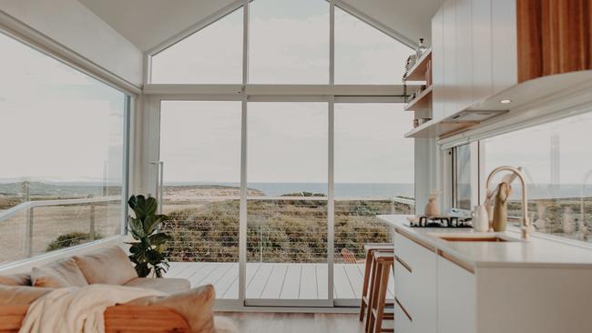 Eyre Peninsula’s newest beachfront tiny abode, Yambara. PIcture: Kate McConnal