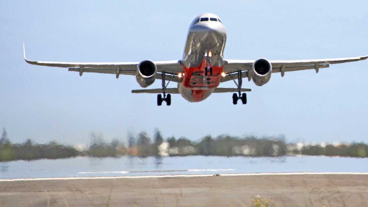 The Sunshine Coast Airport runway expansion is taking-off. Picture: Erle Levey