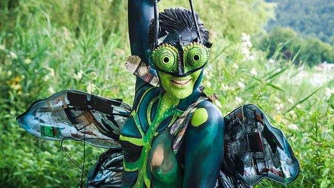 Body painter’s brush with success on world stage