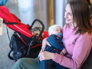 Entitled mum's outrageous airport act with baby