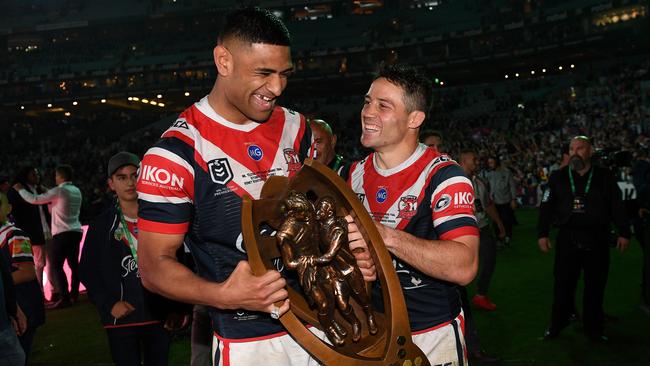 Cronk has won three premierships in a row. AAP Image/Dan Himbrechts.