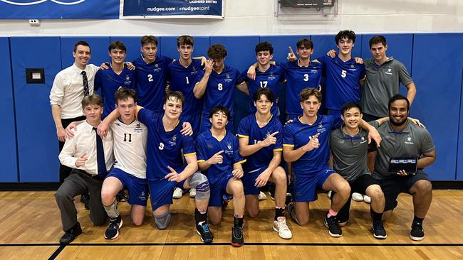 Churchie (ACGS) beat Nudgee College in GPS volleyball 2023