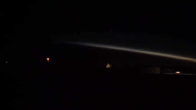 SpaceX Rocket Seen Over Northern Mexico