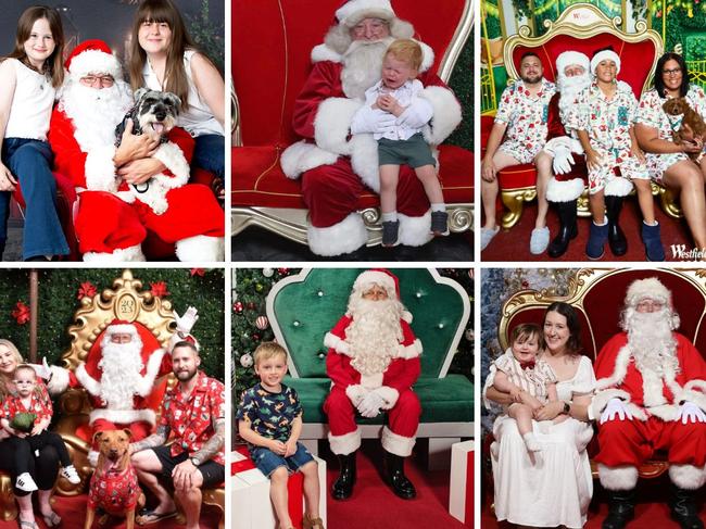 Some of South Australia's best Santa photo finalists. Pictures: Supplied