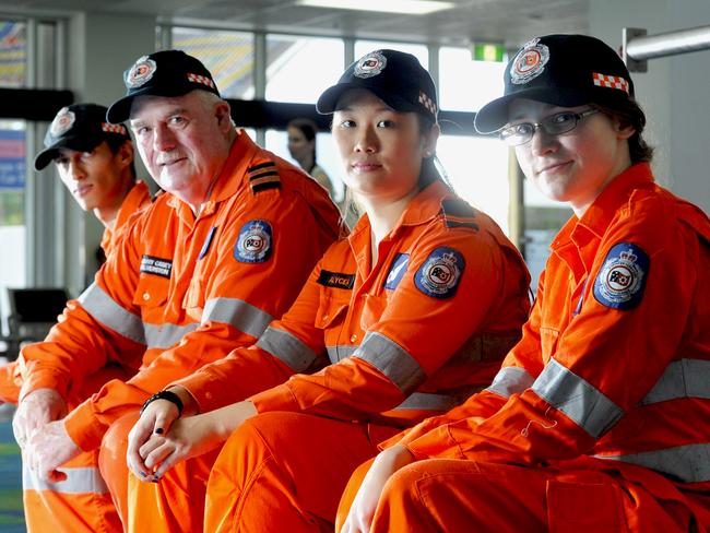 Four Northern Territory Emergency Service volunteers will depart for Perth today to assist in the search for Malaysian Airlines flight MH370. Experienced air observers L to R Karl Kartschmer, Gary Casey, Alycea Wong and Laura Wright.