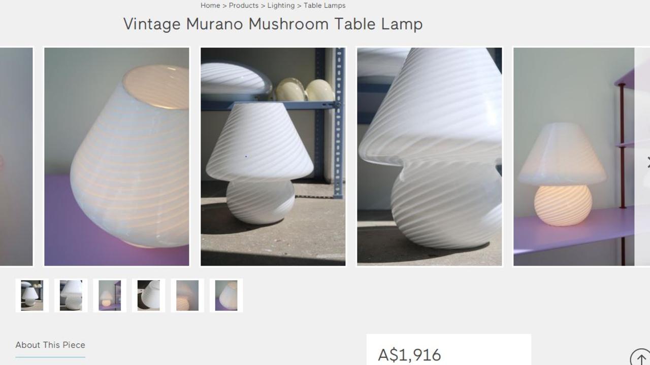 White deals lamp kmart