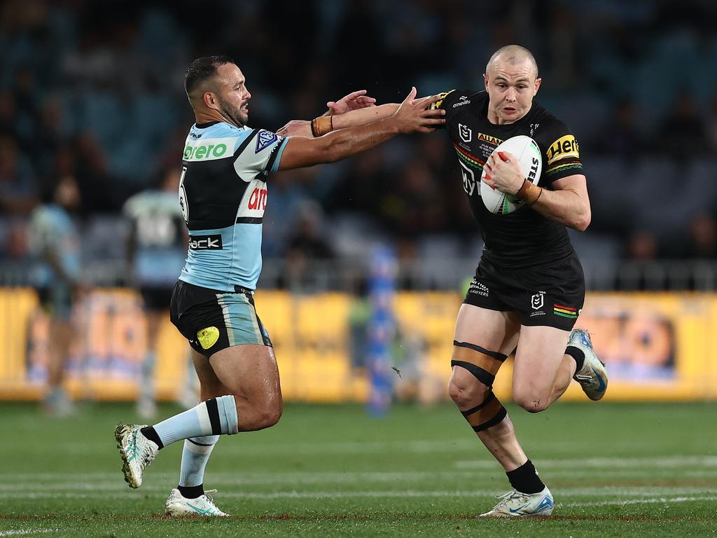 Shutting down Dylan Edwards, not Nathan Cleary, is the key to victory for Melbourne. Picture: Getty Images