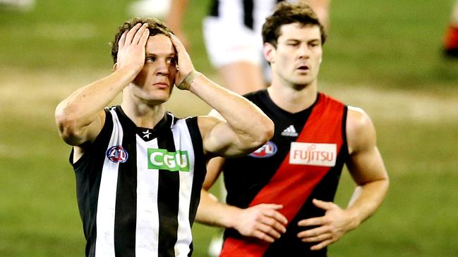 Round 17: Essendon v Collingwood AFLR1714 Picture:Wayne Ludbey Luke Ball post game