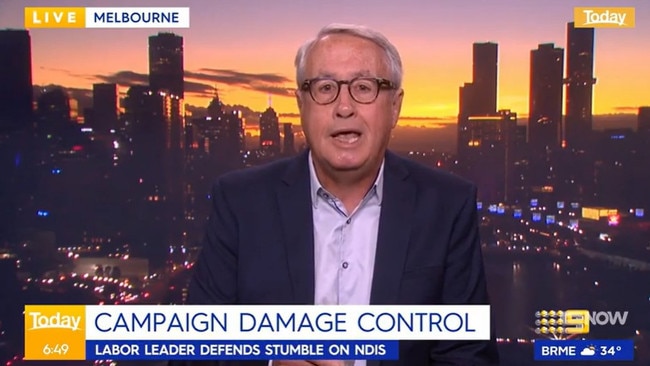 Australian Labor Party president Wayne Swan has called the media’s treatment of Mr Albanese “disgusting”. Picture: Today / Channel 9