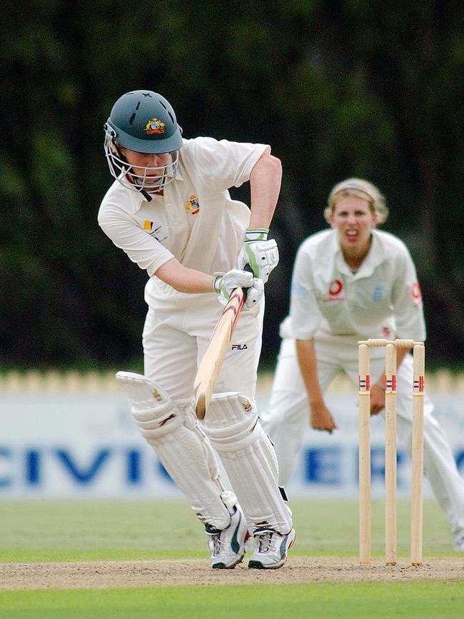 Alex Blackwell in action in 2003. Picture: Supplied