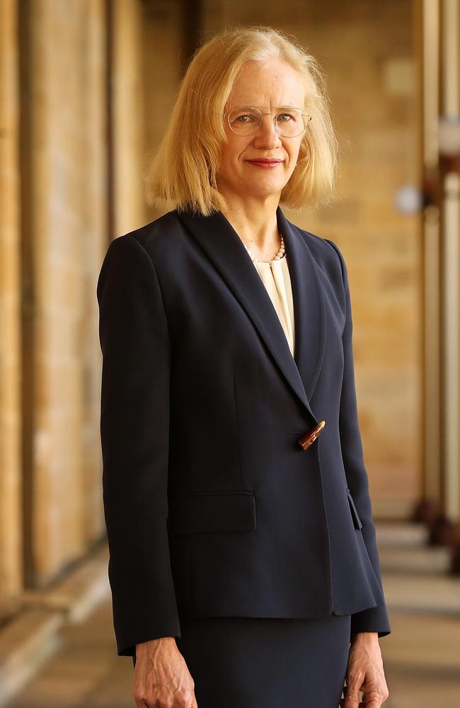 Chief Health Officer Dr Jeannette Young at Parliament House. Picture: Liam Kidston