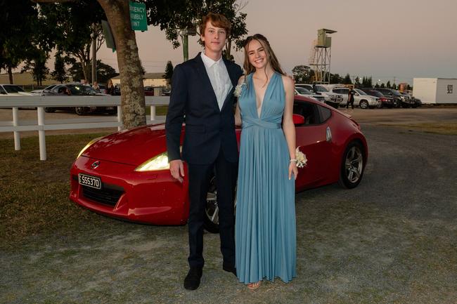 Griffyn Connors and Eve Sutton at the Mirani State High School year 12 Formal.Picture: Michaela Harlow