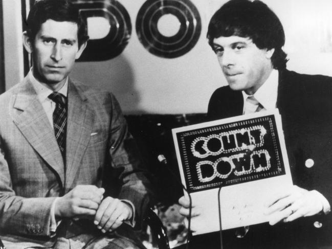 While someone fawned at royal feet … Molly Meldrum interviews Prince Charles on Countdown in 1977. The Oils were not fans of such things, as made clear later in In The Valley.