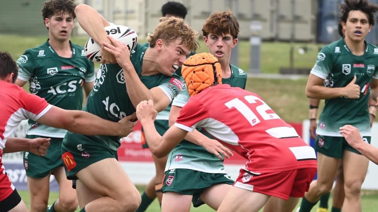 Ipswich Grammar School’s Finn Kendall playing earlier in the year for Ipswich in league. Picture credit: Ipswich Jets Media.