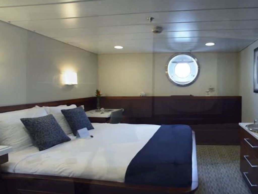 A typical cabin aboard the Freewinds, according to its website. Picture: MV Freewinds virtual tour
