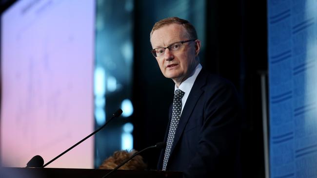 RBA governor Philip Lowe in Sydney. Picture: Hollie Adams