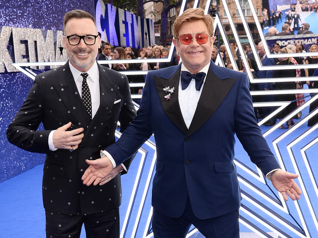 The happy couple at the Rocketman UK premiere. Picture: Jeff Spicer/Getty Images