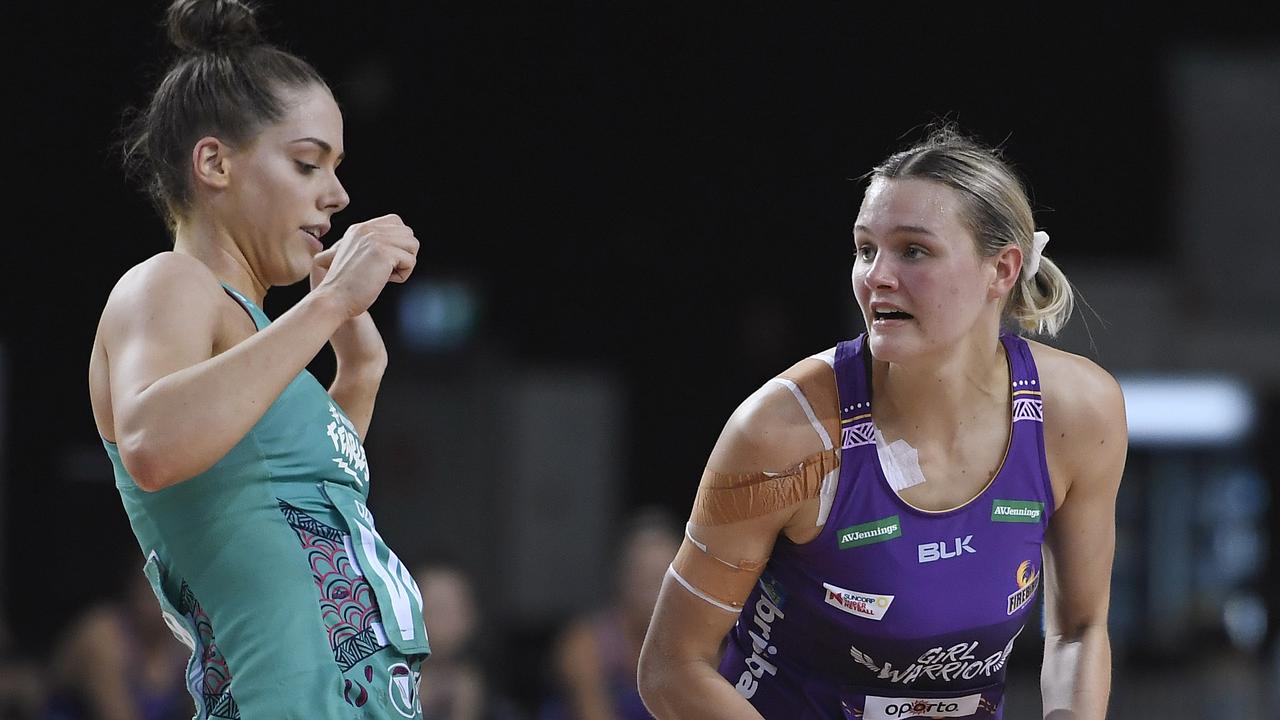 Will goaler Tippah Dwan (right) remain at the Firebirds given their shooting depth? Photo: Getty Images