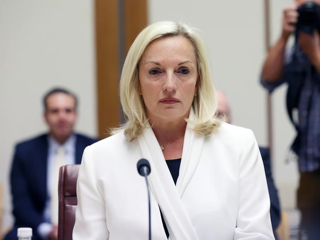 Former Australia Post chief executive officer Christine Holgate has unleashed during an inquiry into her departure. Picture: NCA NewsWire/Gary Ramage