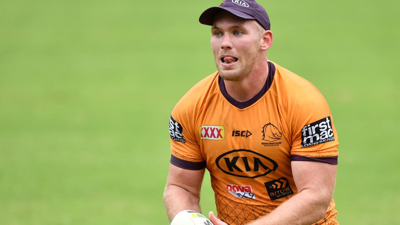 Matt Lodge is back in training.