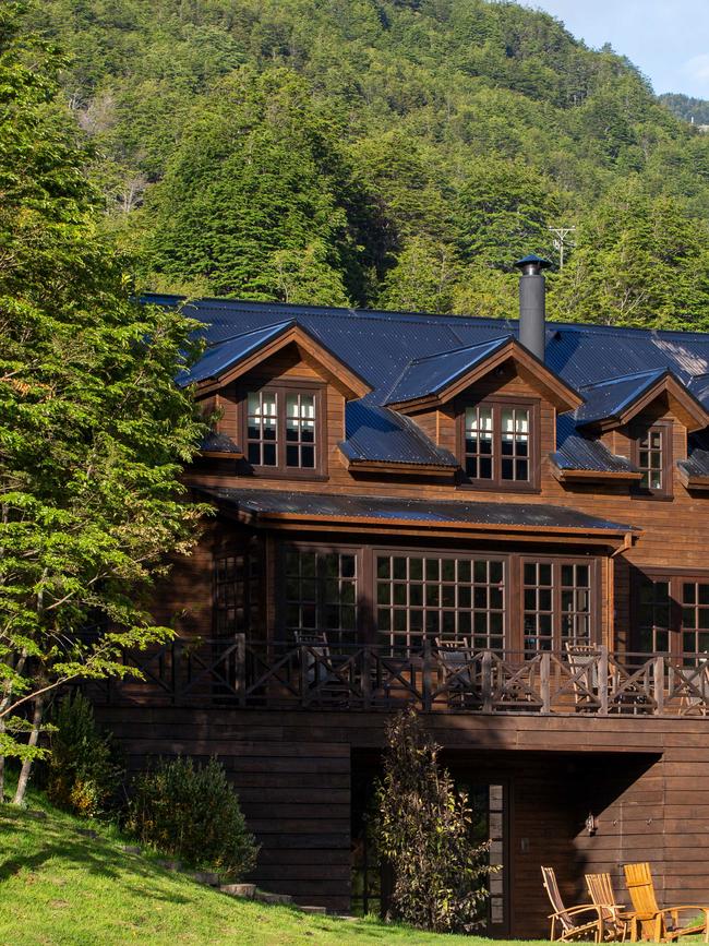 The Rio Palena Lodge, Patagonia.