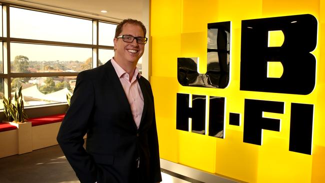 ‘We’re happy to pay penalty rates’: JB Hi-Fi chief executive Richard Murray. Picture: Stuart McEvoy