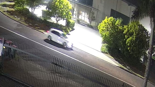 CCTV footage of a white hatchback. Picture: NSW Police.