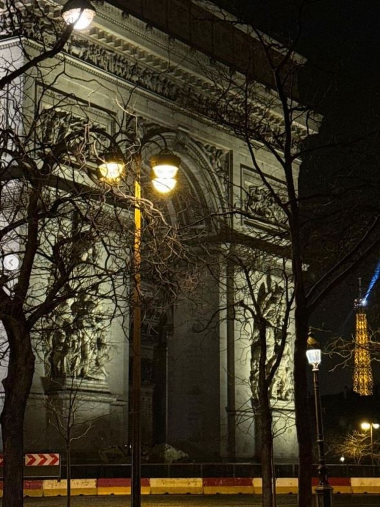 She has visited the Arc de Triomphe in Paris. Picture: Instagram