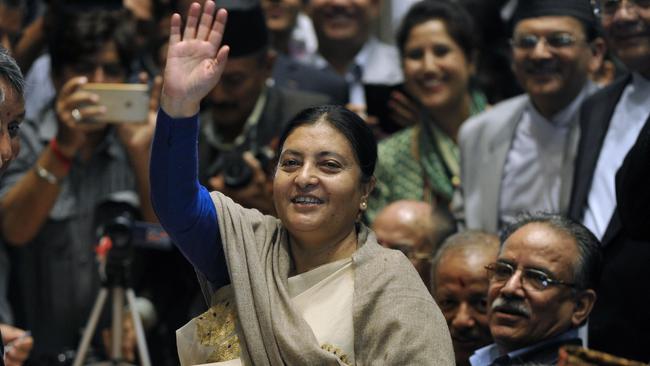 Nepal’s parliament elects Bidhya Devi Bhandari as nation’s first female ...