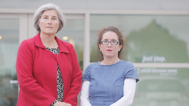 East Coast Alliance president Anne Held, left, and Freycinet Action Network convener Sophie Underwood. Picture: MATHEW FARRELL