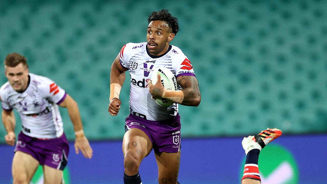 Josh Addo-Carr has signed a mammoth four-year deal worth $2 million with the Bulldogs. Picture. Phil Hillyard