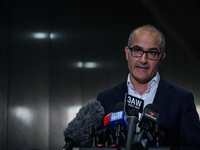 Victorian Acting Premier, James Merlino announced changes to restrictions in Melbourne, including a bombshell for ski-goers. Picture: Getty Images