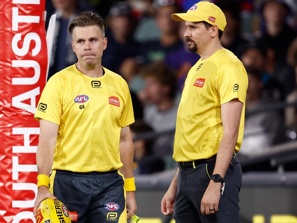 The score review continues to frustrate fans. (Photo by Michael Willson/AFL Photos via Getty Images)