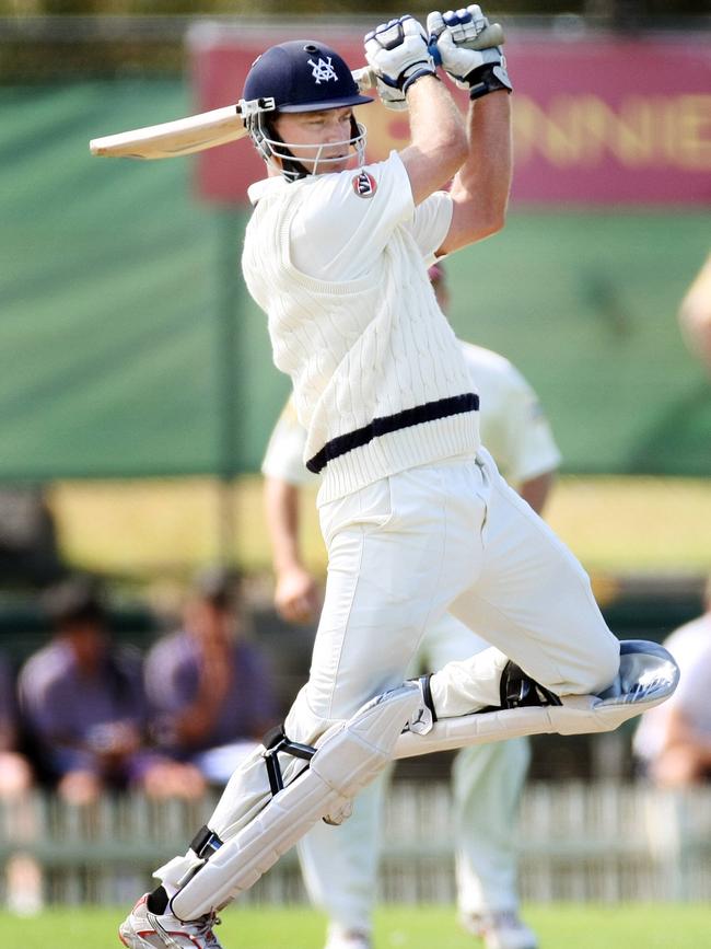 Nick Jewell batting for Victoria.