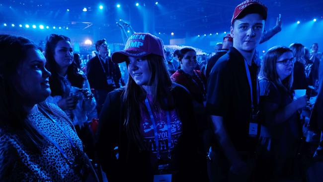 Turning Point USA’s America Fest 2021, a gathering of conservatives and Donald Trump supporters this month in Phoenix, Arizona. Picture: AFP