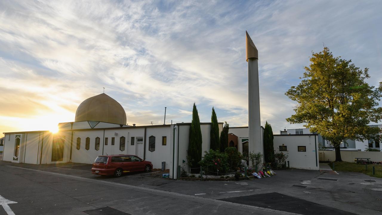 The Al Noor mosque in Christchurch, New Zealand. Picture: Kai Schwoerer/Getty Images