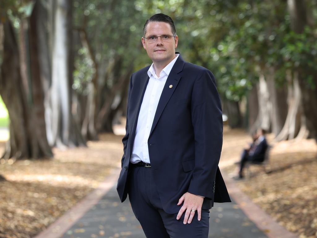 Victorian Shadow Treasurer James Newbury. Picture: David Caird