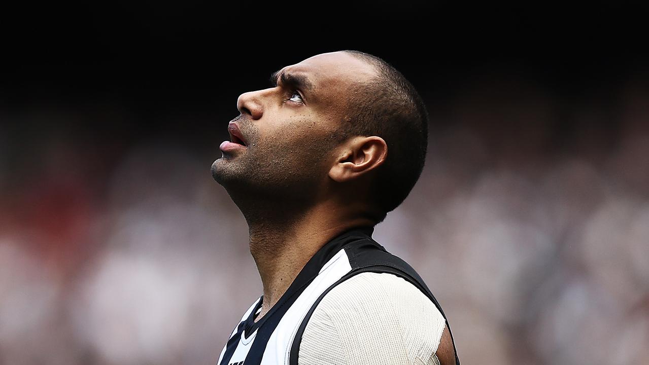 Travis Varcoe details his love for his late sister Maggie. Photo: Ryan Pierse/AFL Media/Getty Images