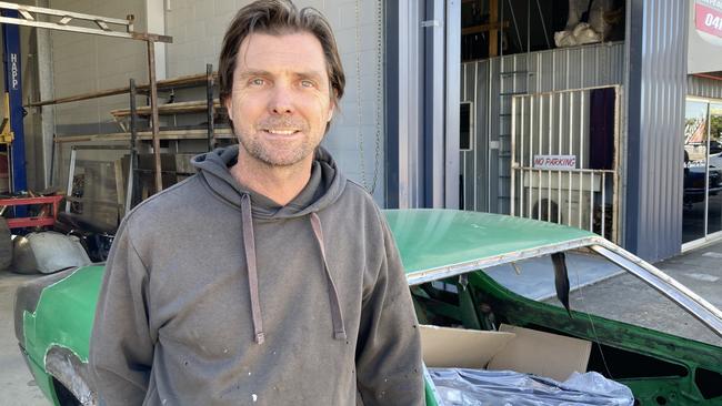 Independent Custom Fabrications owner Peter Peterson said the One Mile business area was about back to where it had been before the February floods but everyone was still trying to get over the disaster.