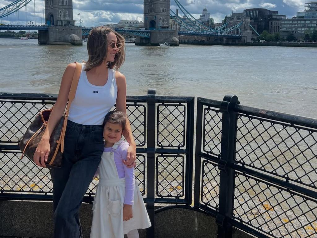 Rachel Khawaja’s Instagram post from England. Picture Instagram