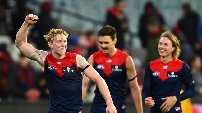 That winning feeling is back at Melbourne. Picture: Getty Images