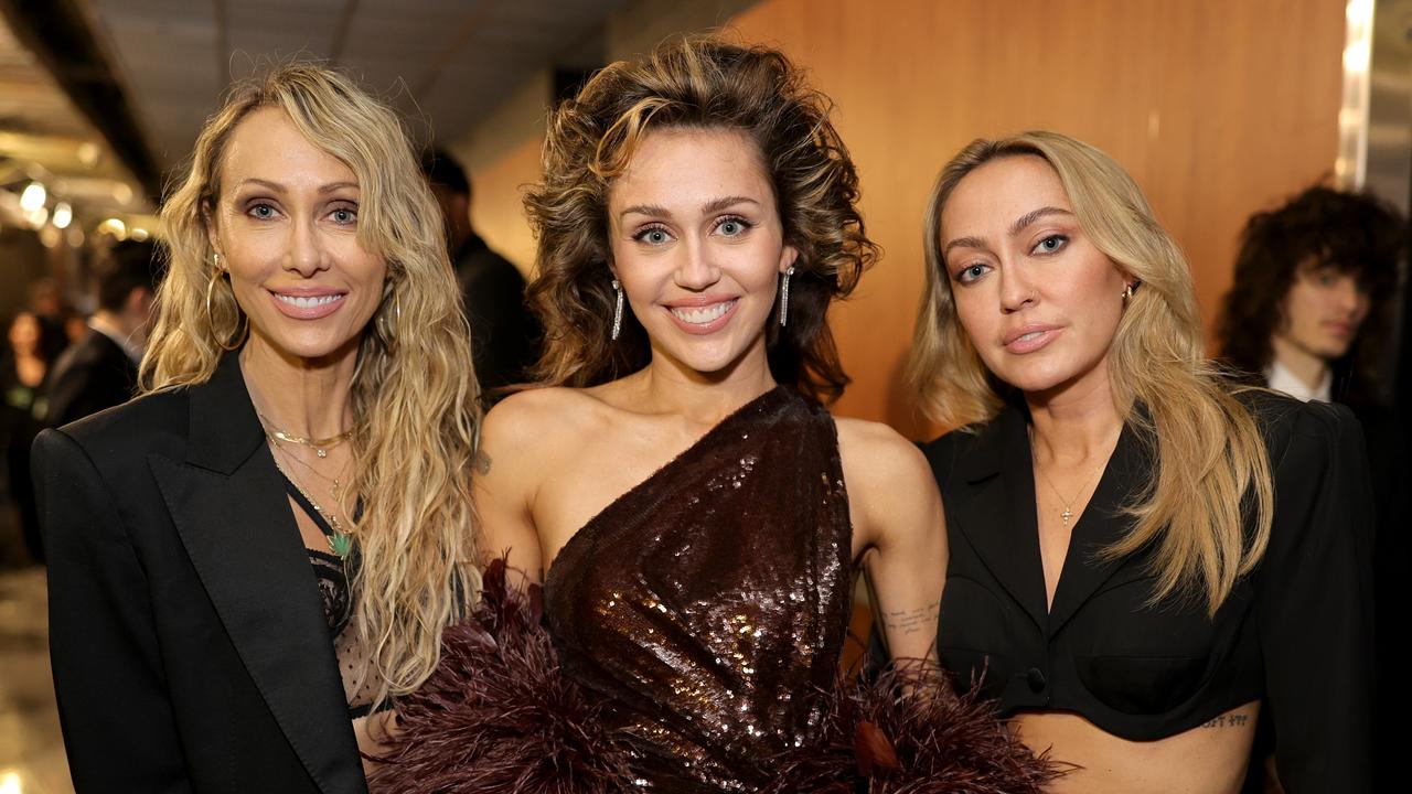 Tish, Miley and Brandi. Picture: Neilson Barnard/Getty Images for The Recording Academy