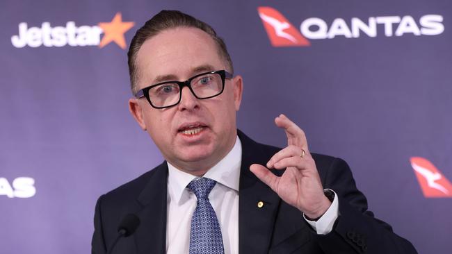 Qantas numbers a tribute to CEO Joyce