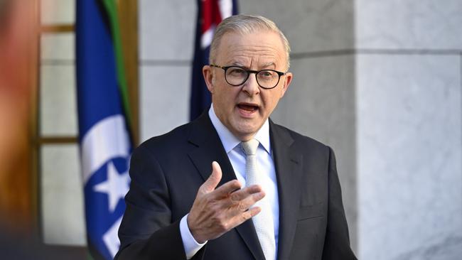 Anthony Albanese at Parliament House in Canberra. Picture: NewsWire / Martin Ollman