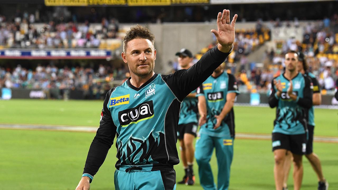 Brendon McCullum of the Heat is rumoured to be set for a coaching role with England