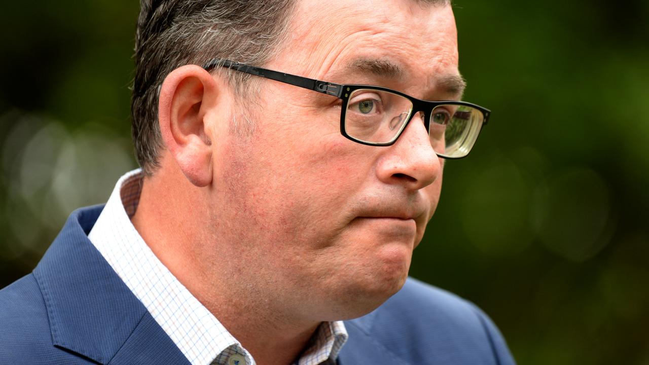 Victorian Premier Daniel Andrews apologises for the failings in hotel quarantine. Picture: David Geraghty/NCA NewsWire