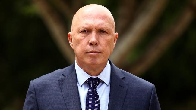 Opposition leader Peter Dutton said the government will lost the nation’s trust if he doesn’t stick with election commitment. Picture NewsWire / David Clark