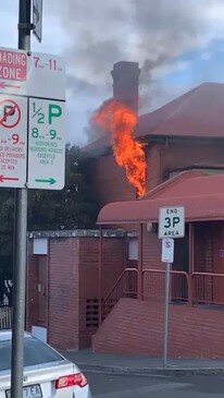 Fire in North Hobart conjoined terrace